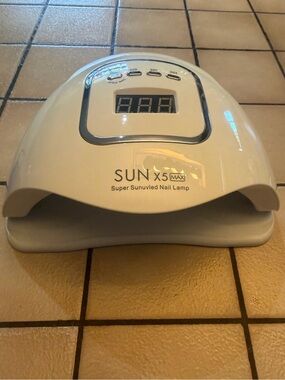 X5 Max White UV/LED Nail Lamp for Gel Curing